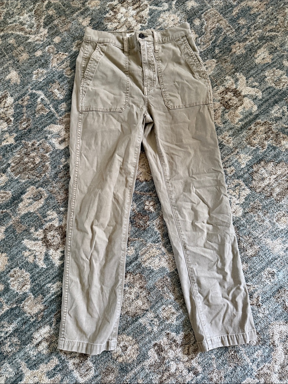 Madewell Utility straight leg pant